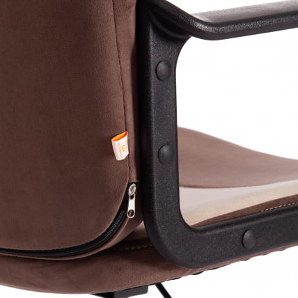 Кресло BAGGI PA флок , коричневый/бежевый, 6/7_9