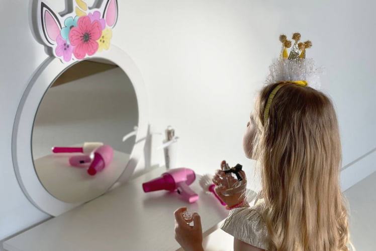 Набор детский Единорожка MK-0020 Белое дерево/белый (плюш)_2