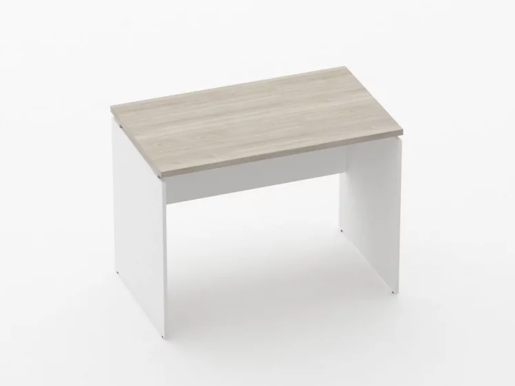 Стол прямой Deka ЛДСП каркас 75.06.10 Дуб Сантана светлый/Белый_0