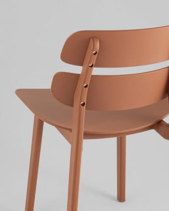 Стул Tony пластик коричневый_2