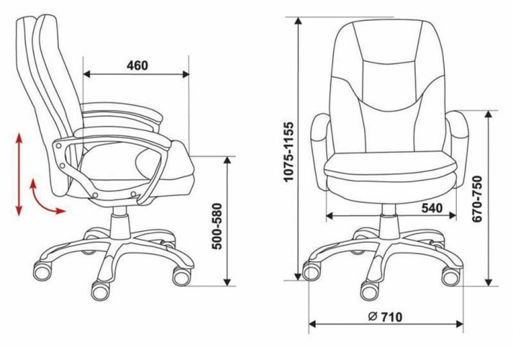 Кресло руководителя Бюрократ CH-868N/GREY_4