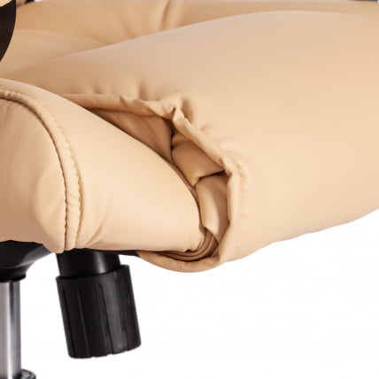 Кресло BERGAMO хром (22) кож/зам, бежевый, 36-34_9