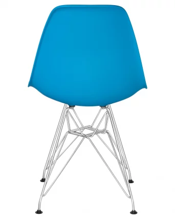 Стул обеденный DOBRIN DSR ножки хром Голубой BE-02_4
