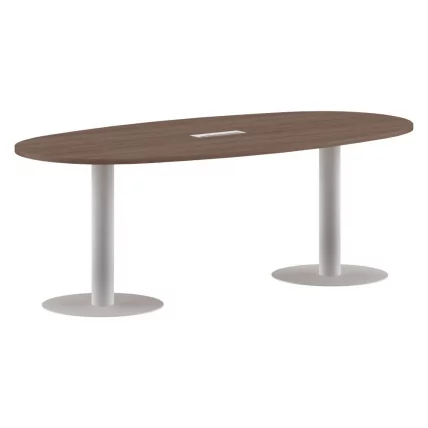 Конференц-стол на 6-8 человек IMAGO ПРГ-3 Ясень Шимо-белый_0