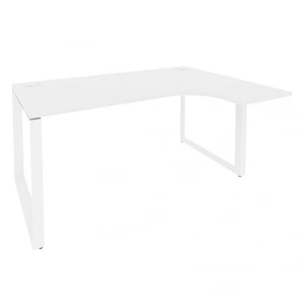 Стол эргономичный правый на О-образном м/к ONIX O.MO-SA-4R Белый Бриллиант_0