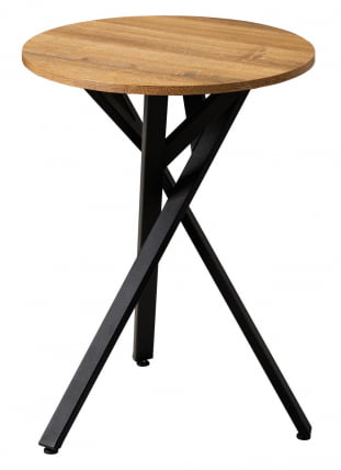 Стол журнальный Flora R Шерман коньяк_0