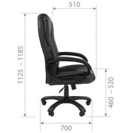 Кресло офисное CHAIRMAN 600 экокожа Бежевый_5