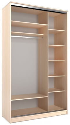 Шкаф-купе Хит-23-12-15 Дуб млечный_2