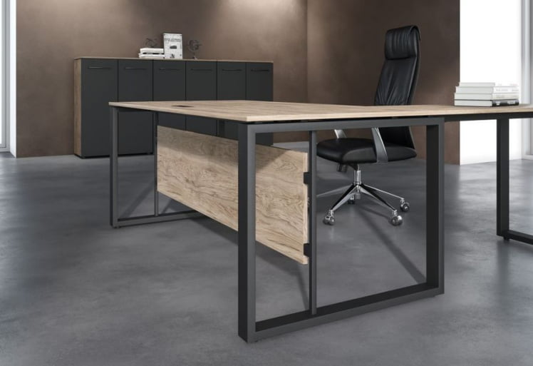 Стол руководителя ENIO EST 209H Кария Пальмира/Антрацит_1