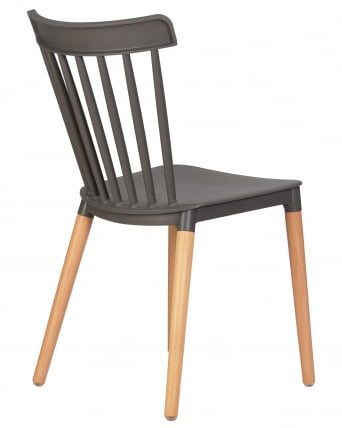 Стул обеденный ДОБРИН ТХЕО ножки светлый бук темно-серый ГР-04 / DOBRIN THEO GR-04_3