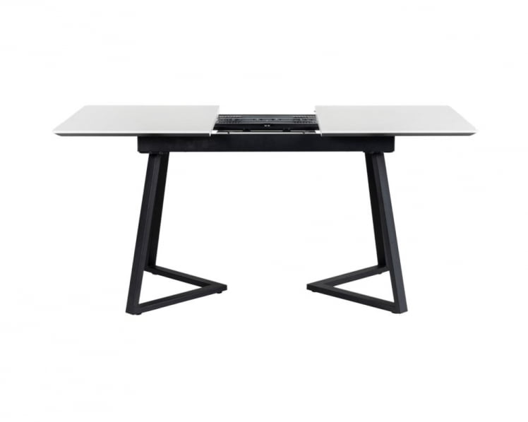 Стол Роналдо раздвиж. 120-160 Светлый мрамор/Бабочка_7