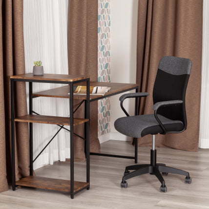 Кресло FLY ткань, серый/черный, 207/2603_10