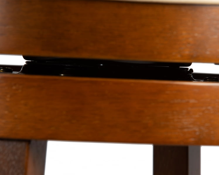 Вращающийся полубарный стул DOBRIN WILLIAM COUNTER Шоколад-кремовый_9