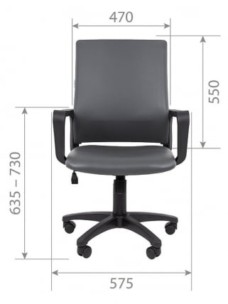 Офисное кресло Chairman 606 Серое_13