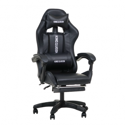 Кресло 1206 KINGQUEEN цвет черный с массажем 1206-black-mass_0