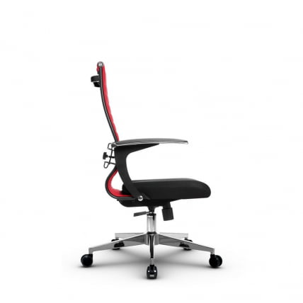 Кресло офисное МЕТТА B 2b 19/U158, Основание 17834 Комплект 3 Красное Черное_1