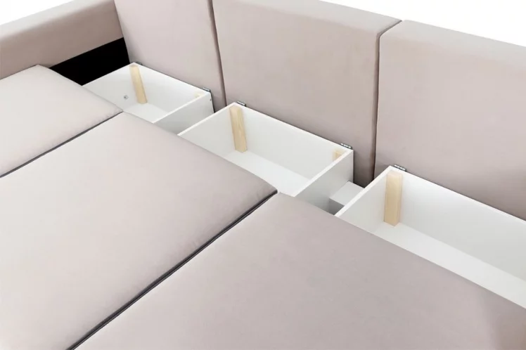 Диван-кровать Бостон 2400 Стандарт Бежево-темно-серый_7