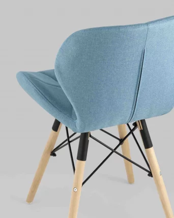 Стул Бон рогожка Голубой_6