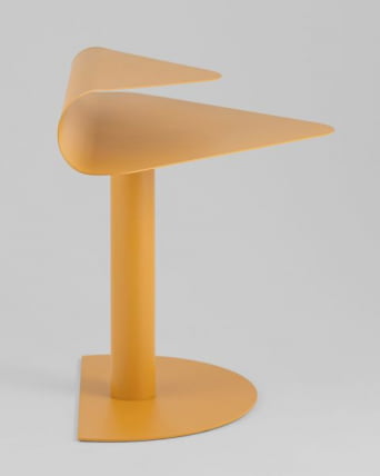 Журнальный столик Cornea металл желтый_6