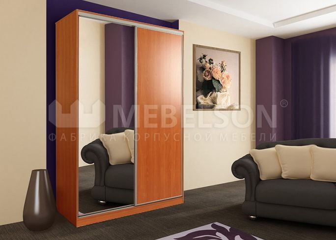 Шкаф-купе Гранд-1 Вишня оксфорд_2