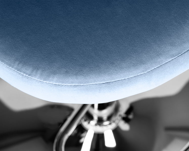 Стул барный DOBRIN MILANA Пудрово-голубой велюр MJ9-74_7