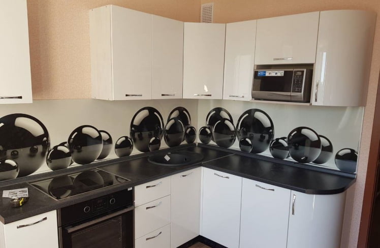 Глянцевый фартук (КОМПОЗИТ) KM 34_11