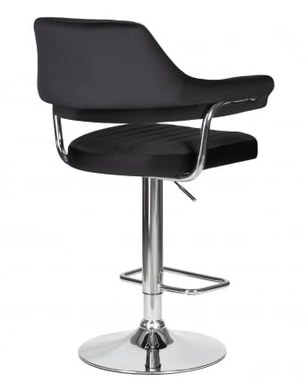 Стул барный DOBRIN CHARLY Черный велюр MJ9-101_3