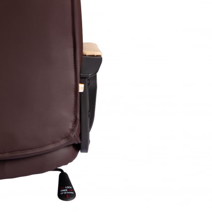 Кресло NEO 2 (22) экокожа Коричневый/бежевый 36-36/36-34_10