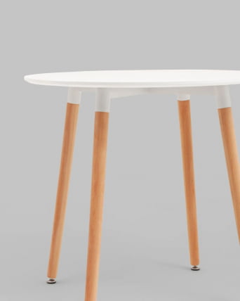 Стол круглый Рокки New D=80 белый_3