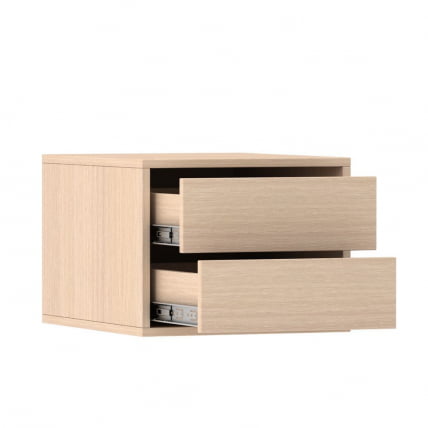 Блок ящиков для шкафа 1400x600 и 2100x600 Ящ-67 ДМ Дуб молочный_0