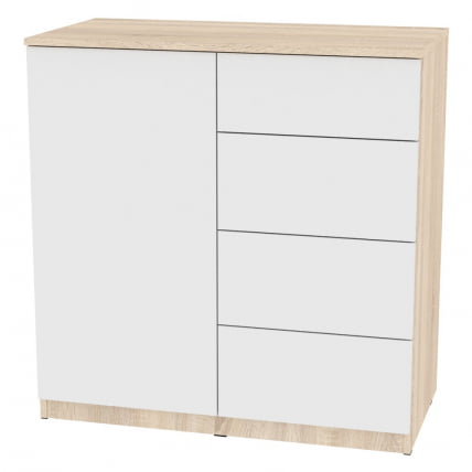 Комод Калисто(К19)923х902х468ПУСХтоОПЕН(ДСС-Белый) / Калисто(K19)923х902х468PUSHtoOPEN(ДСС-Белый)_0