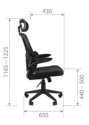 Офисное кресло Chairman  630 Черное_5