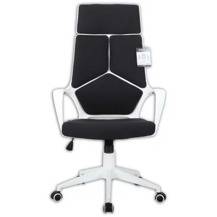 Кресло офисное BRABIX Prime EX-515 пластик белый ткань Черный_1