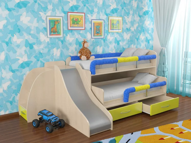 Уголок школьника №5-2 Элфис Дуб молочный/Лайм_0