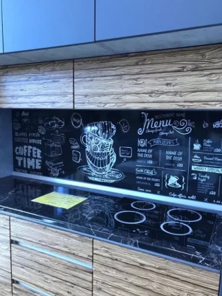 Глянцевый фартук (КОМПОЗИТ) КМ 33 / KM_9