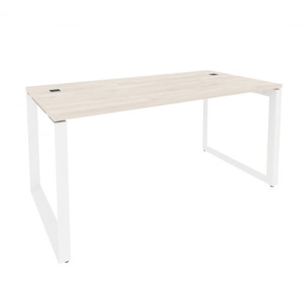 Стол рабочий руководителя на О-образном м/к ONIX O.MO-SRR-4.8 Денвер Светлый/Белый_0