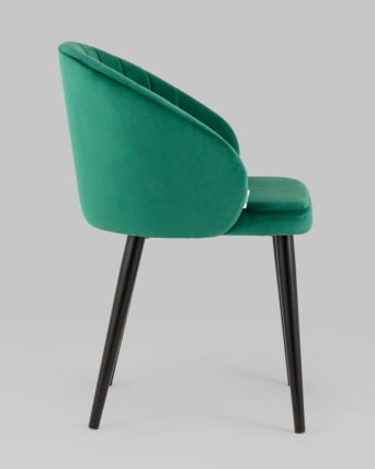 Стул с подлокотниками Брюссель велюр Зеленый_7