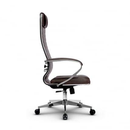 Кресло офисное МЕТТА Комплект 6, Основание 17834 Комплект 3 Коричневое_1