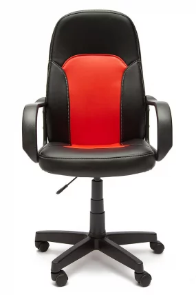 Кресло руководителя Parma черный+красный_1