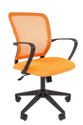 Кресло для оператора Chairman 698 black TW Оранжевое_0