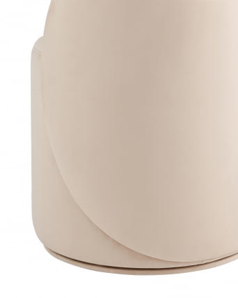 Пуф Loreen вращающийся велюр Молочный_5