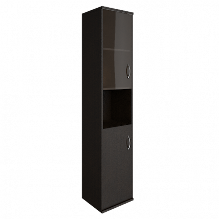 Шкаф высокий узкий левый Riva А.СУ-1.4 Л Венге Цаво_0