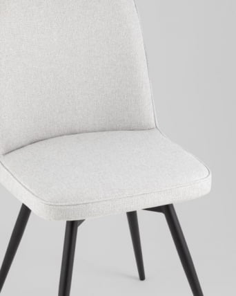 Стул Flatt вращающийся серый 2 шт._7