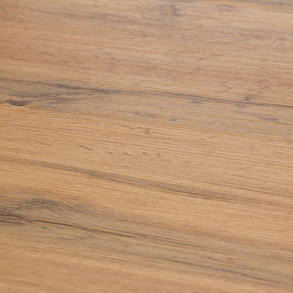 Стол URANUS ЛДСП/металл, 90x90x77 см, Дуб вотан/Черный_3