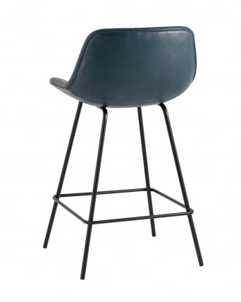 Стул полубарный Деймон (ПБ) экокожа Темно-синий_4