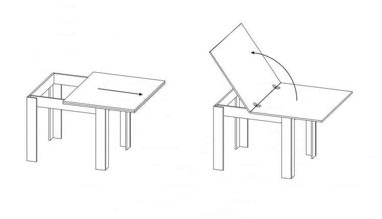 Кухонный стол СО-2 (Подстолье Венге / Столешница, ножки Беленый дуб)_2