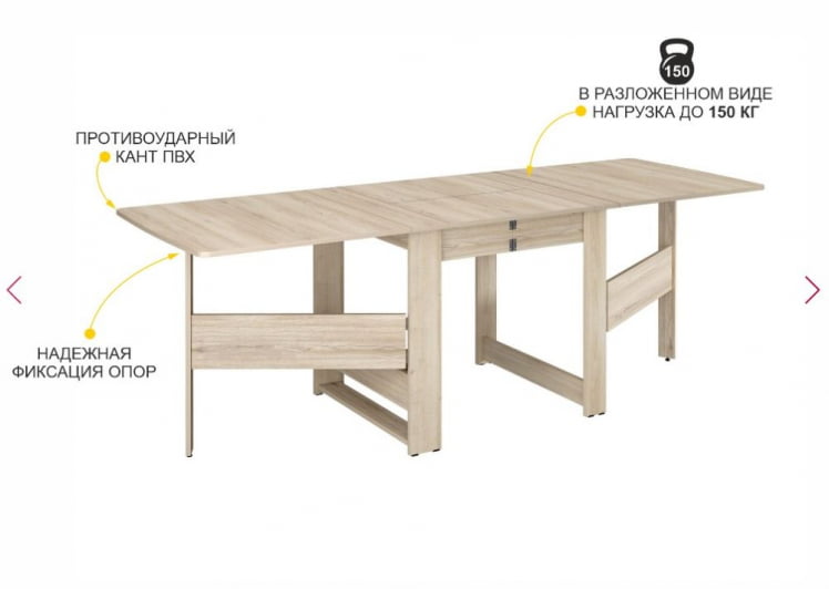 Стол-книжка Колибри-12.2 Кронберг_13