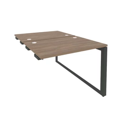 Стол-приставка двойной на О-образном м/к к опорым элем. ONIX O.MO-D.SPR-1.7 Дуб Аризона/Антрацит_0