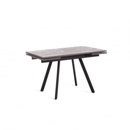 Стол VIGO ЛДСП/HPL/металл, 120 x 80 x 30 х 30 х 75 см, Мрамор черный/черный_3