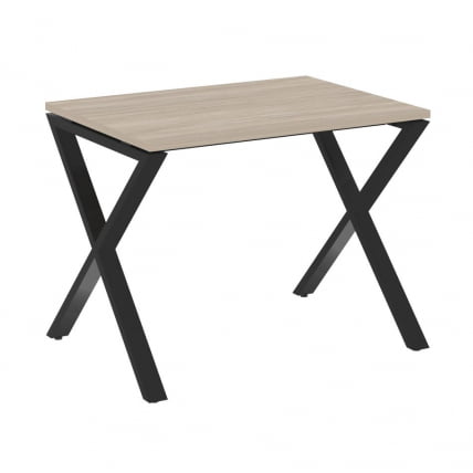 Стол рабочий LOFT VR.L-SRX-1.7 Металл черный Дуб Аттик_0